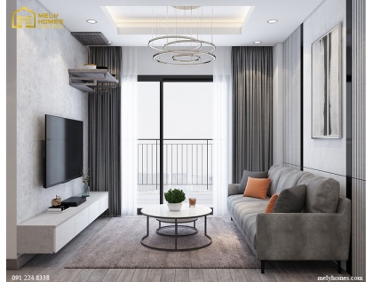 Công trình chung cư hiện đại 60m2 của chú Hiển